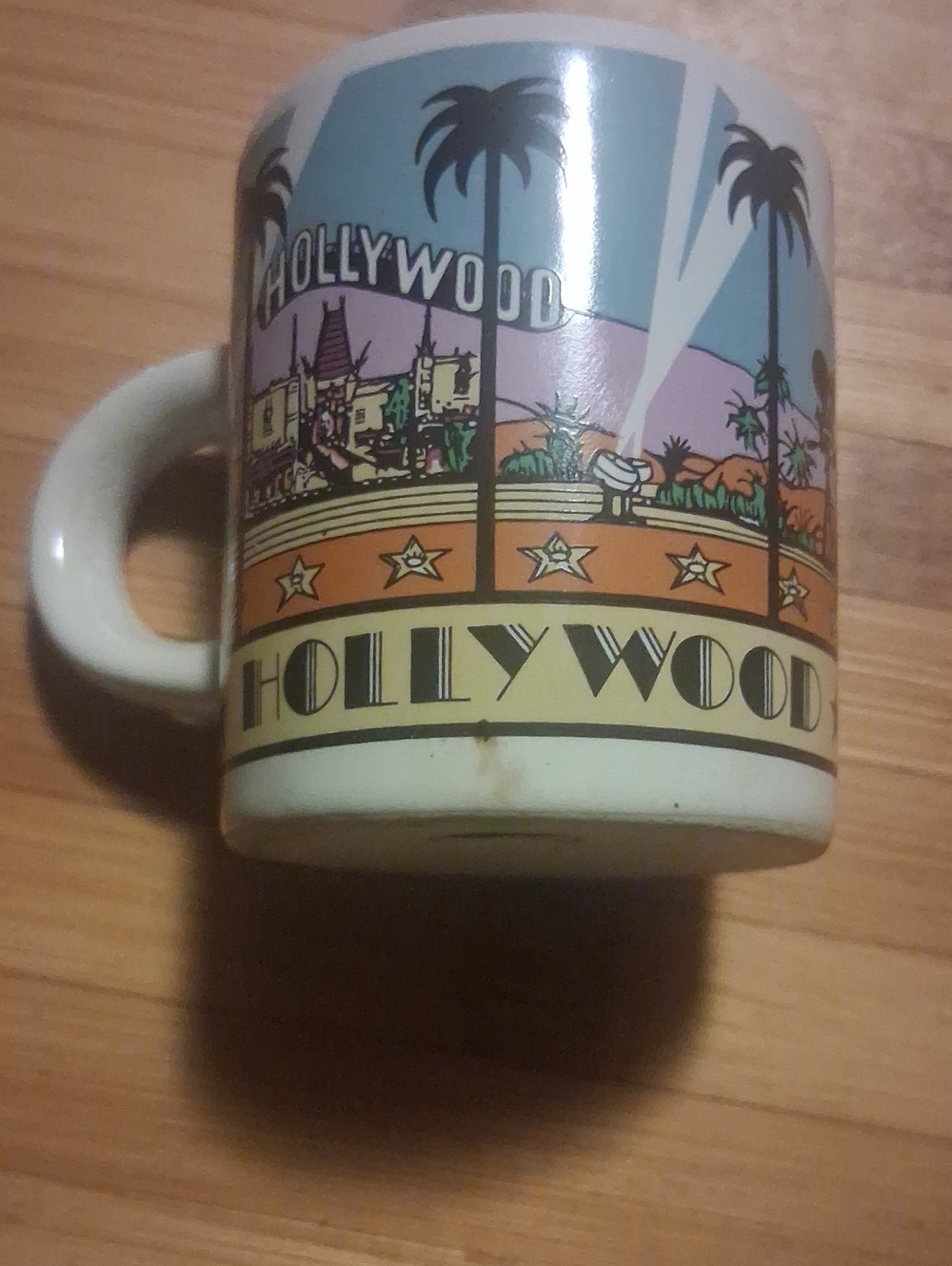 Hollywood Ceramic Miniature Coffee Mug - Multicolor